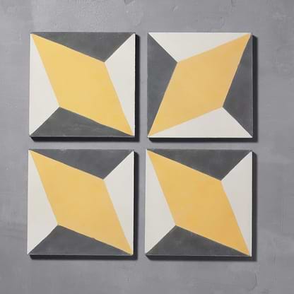 Canola Yellow Otura Tile - Hyperion Tiles
