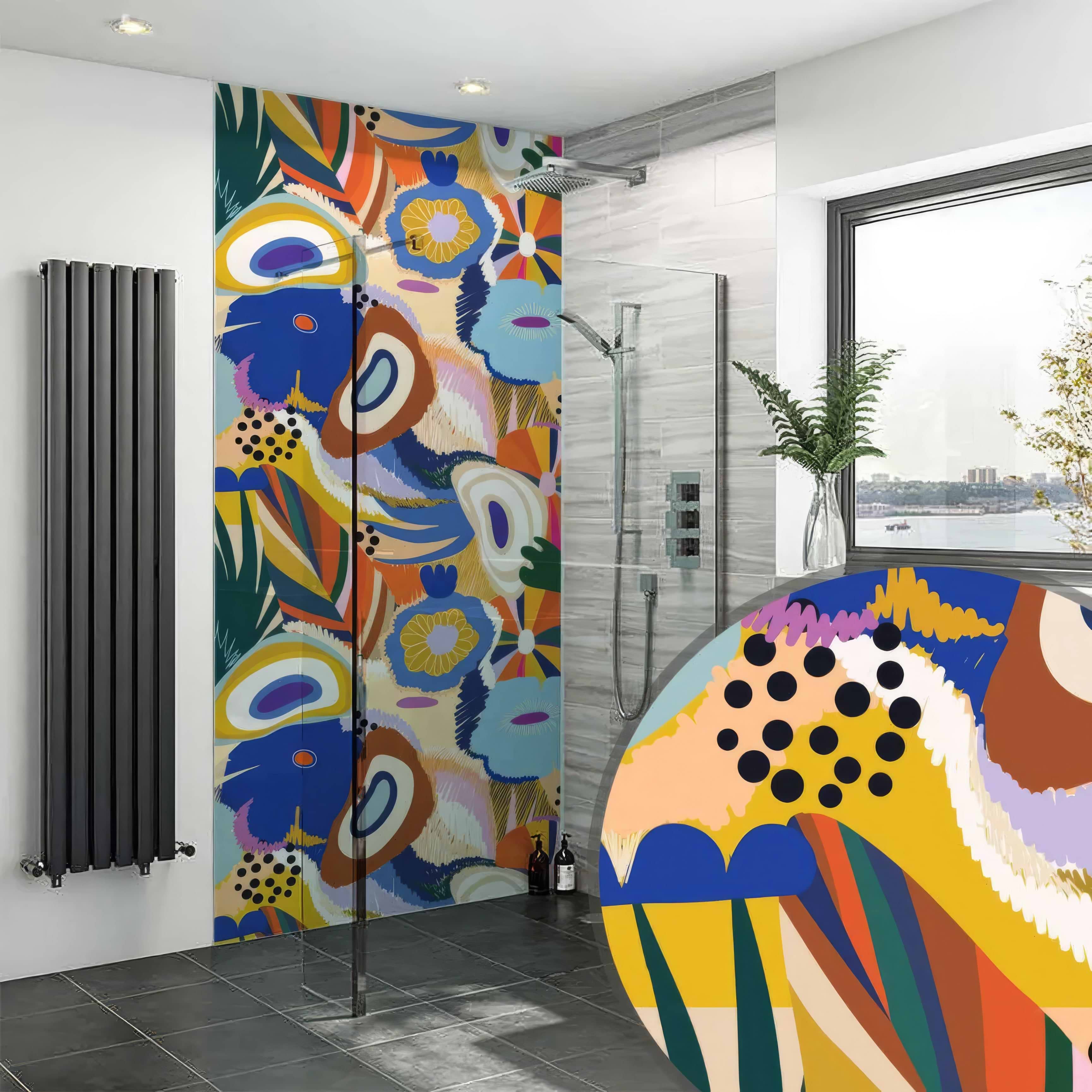 Caribbean Dream Shower Wall Panel By Hyperion Tiles