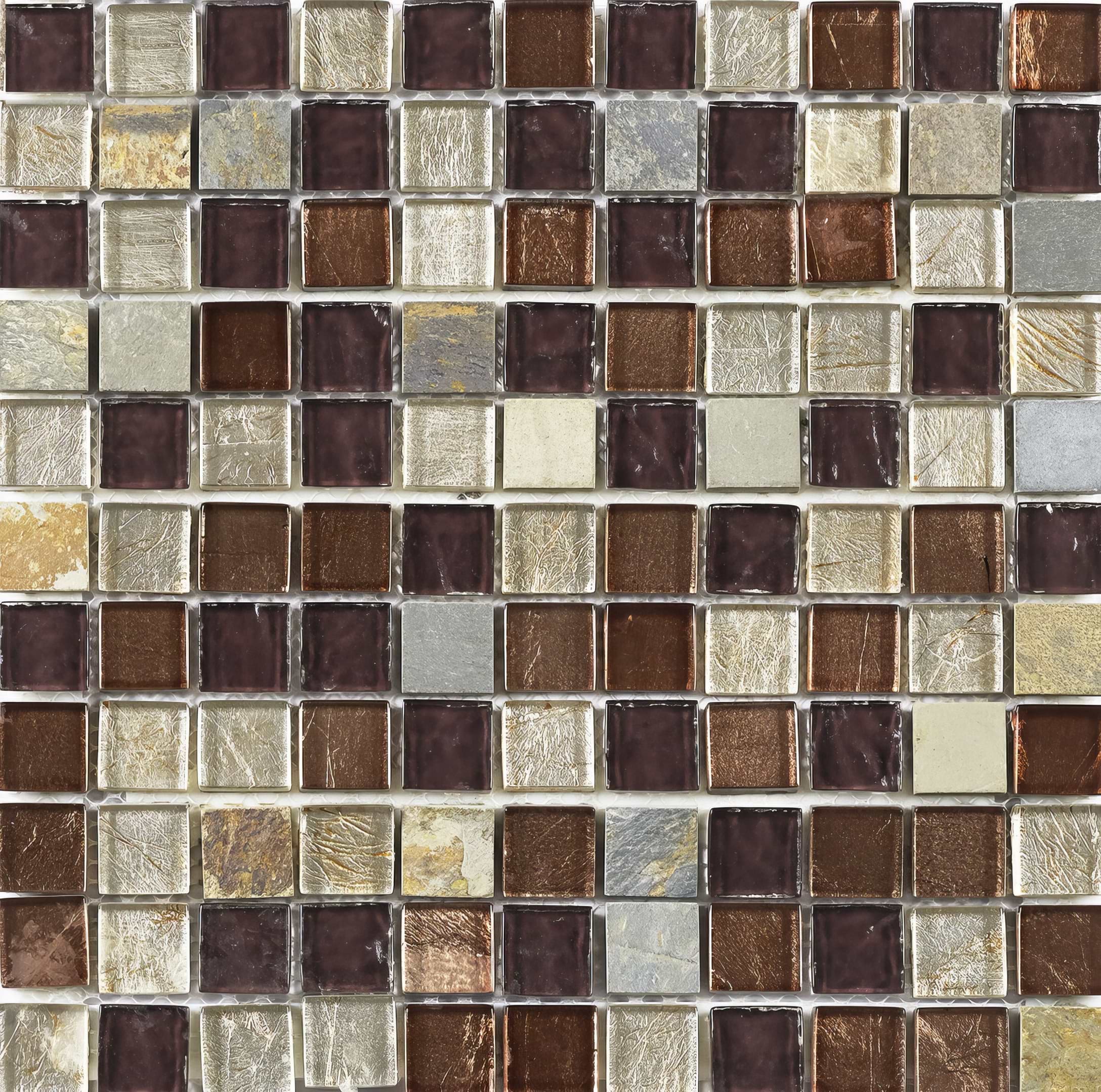 Cascade Glass & Stone Mix Mosaic - Hyperion Tiles