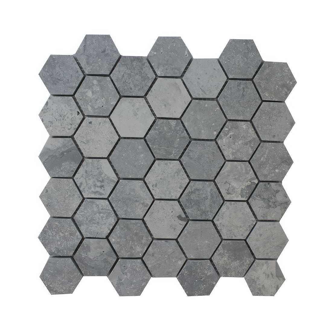 Cement Large Hexagon Mosaic - Hyperion Tiles