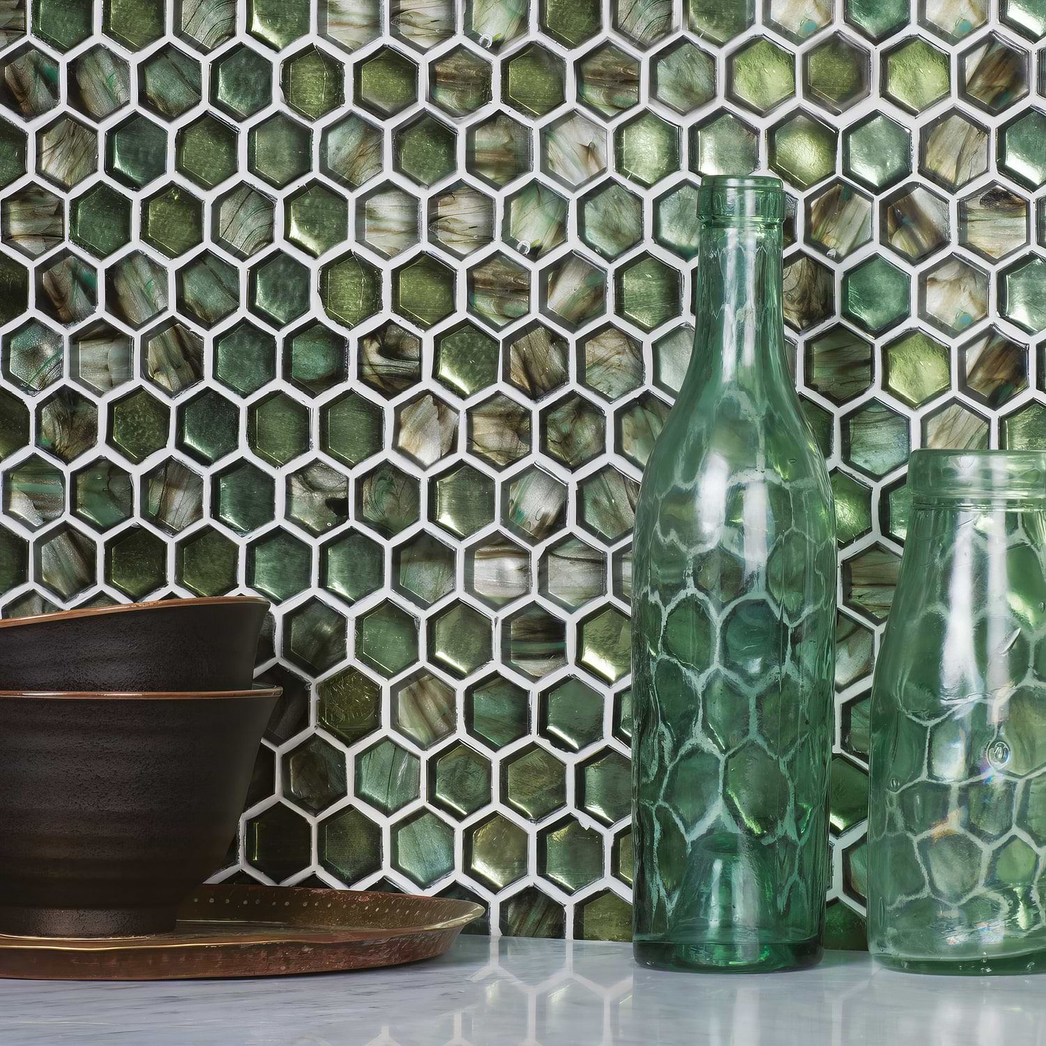 Chanda Glass Mosaic - Hyperion Tiles