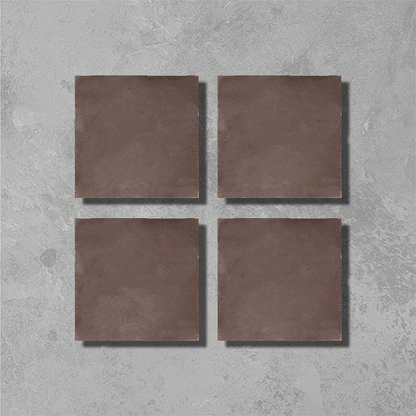 Chocolate Brown Square Tile - Hyperion Tiles