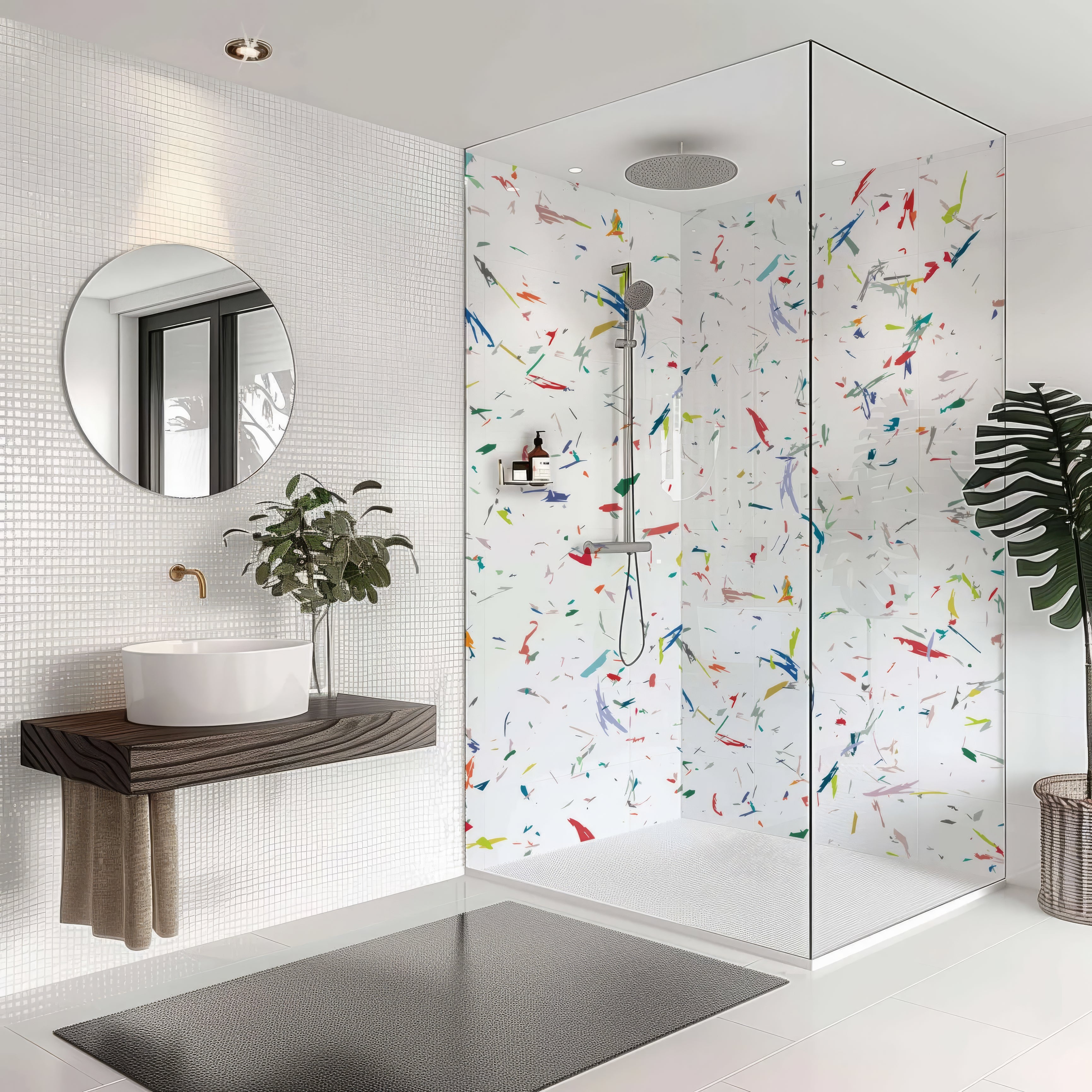 Confetti Shower Panel By Hyperion Tiles