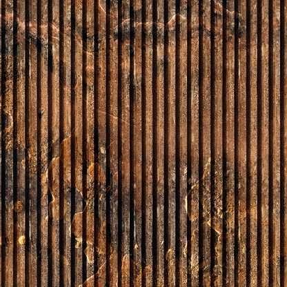 Shower Panel Copper Concrete Slat Wall By Hyperion Tiles