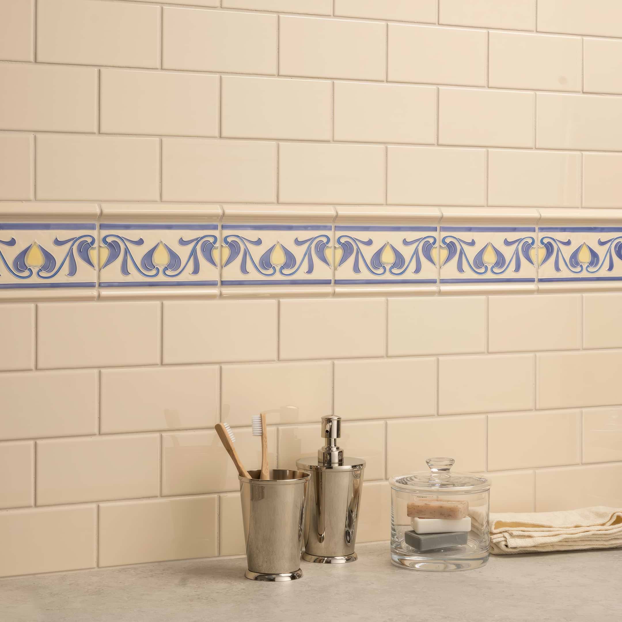 County White Albert Moulding - Hyperion Tiles