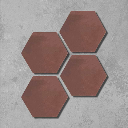 Crimson Hexagonal Tile - Hyperion Tiles