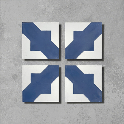Crosses Navy - Hyperion Tiles