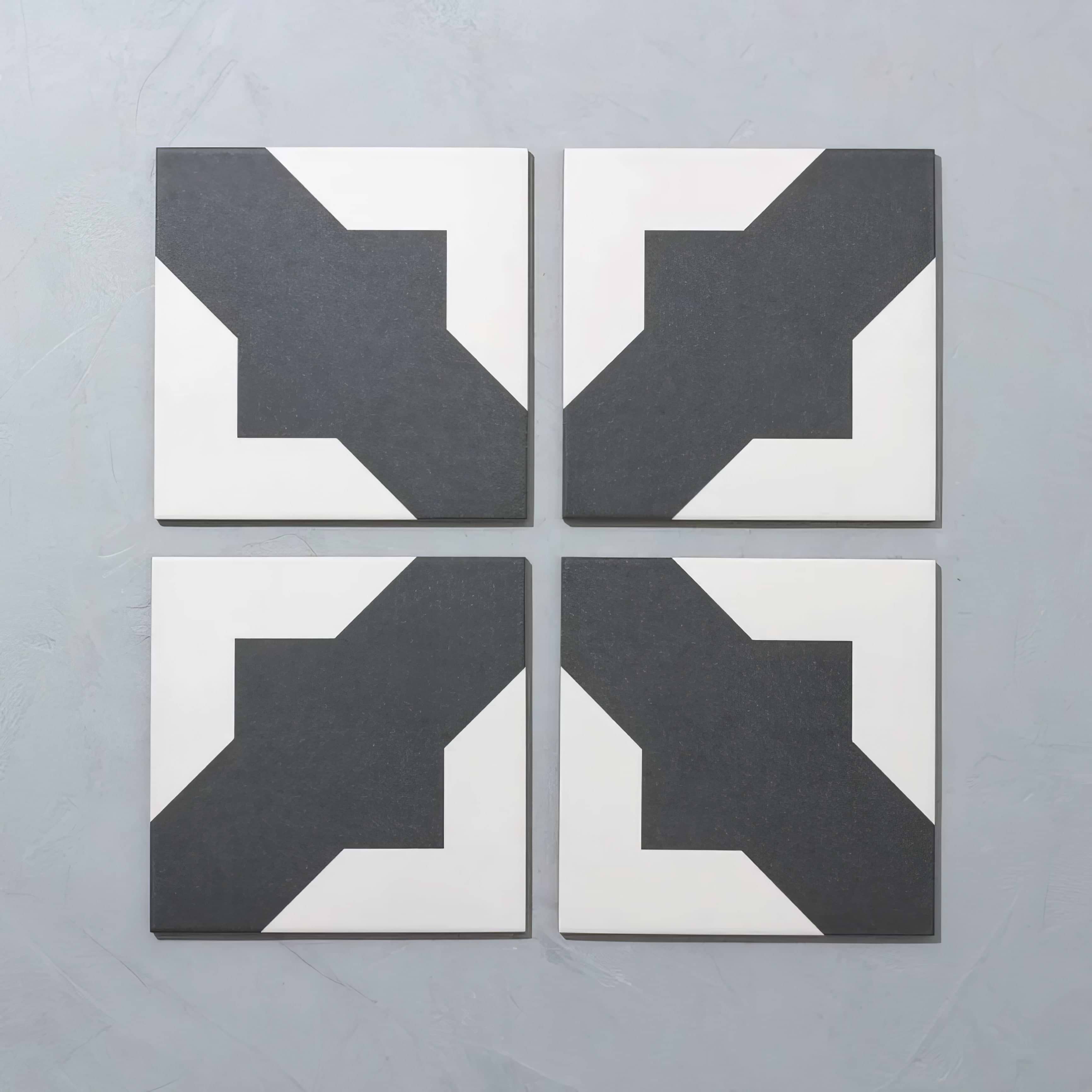 Crosses Old Iron Porcelain Tile - Hyperion Tiles