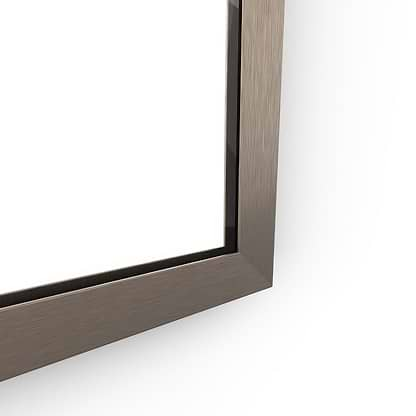 Docklands Rectangular Mirror 40x70cm Brushed Bronze