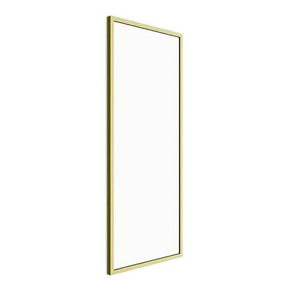 Docklands Rectangular Mirror 40x100cm Brushed Brass