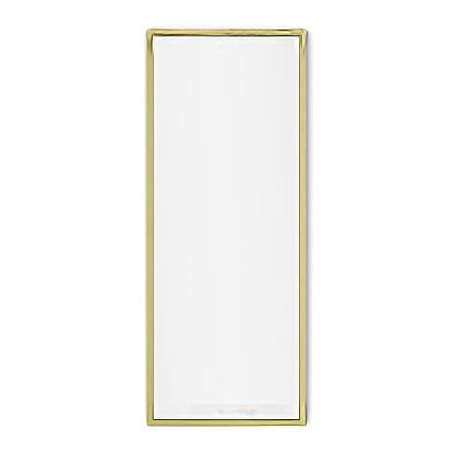 Docklands Rectangular Mirror 40x100cm Brushed Brass