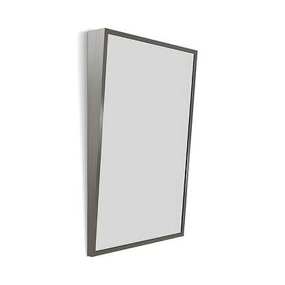 Docklands Inclusive Angled Mirror Brushed Stainless Steel
