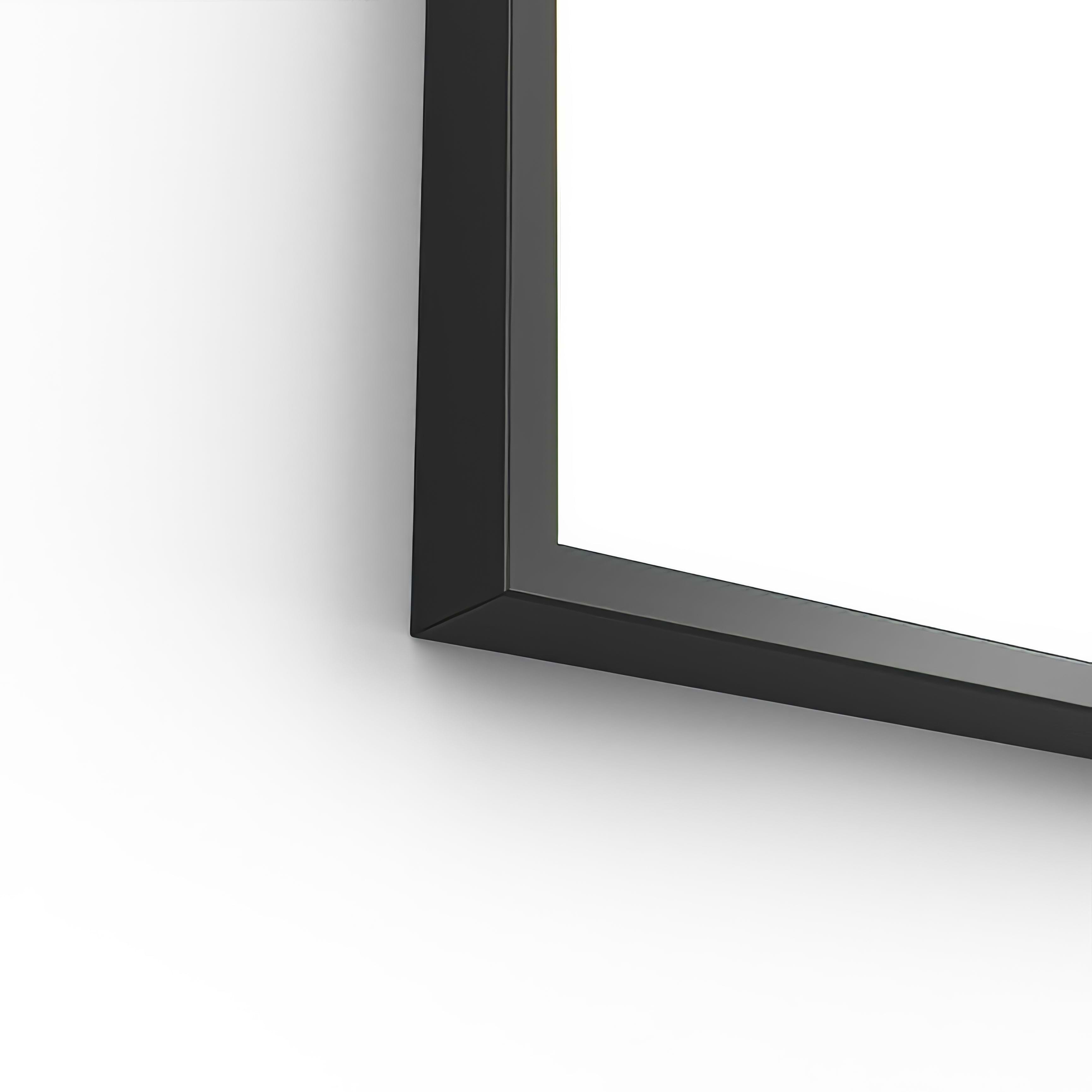 Docklands Arch Mirror 50x80cm in Black - Hyperion Tiles