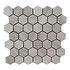 Driftwood Large Hexagon Stone Mosaic - Hyperion Tiles