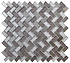 Dusk Grey Herringbone Mosaic - Hyperion Tiles