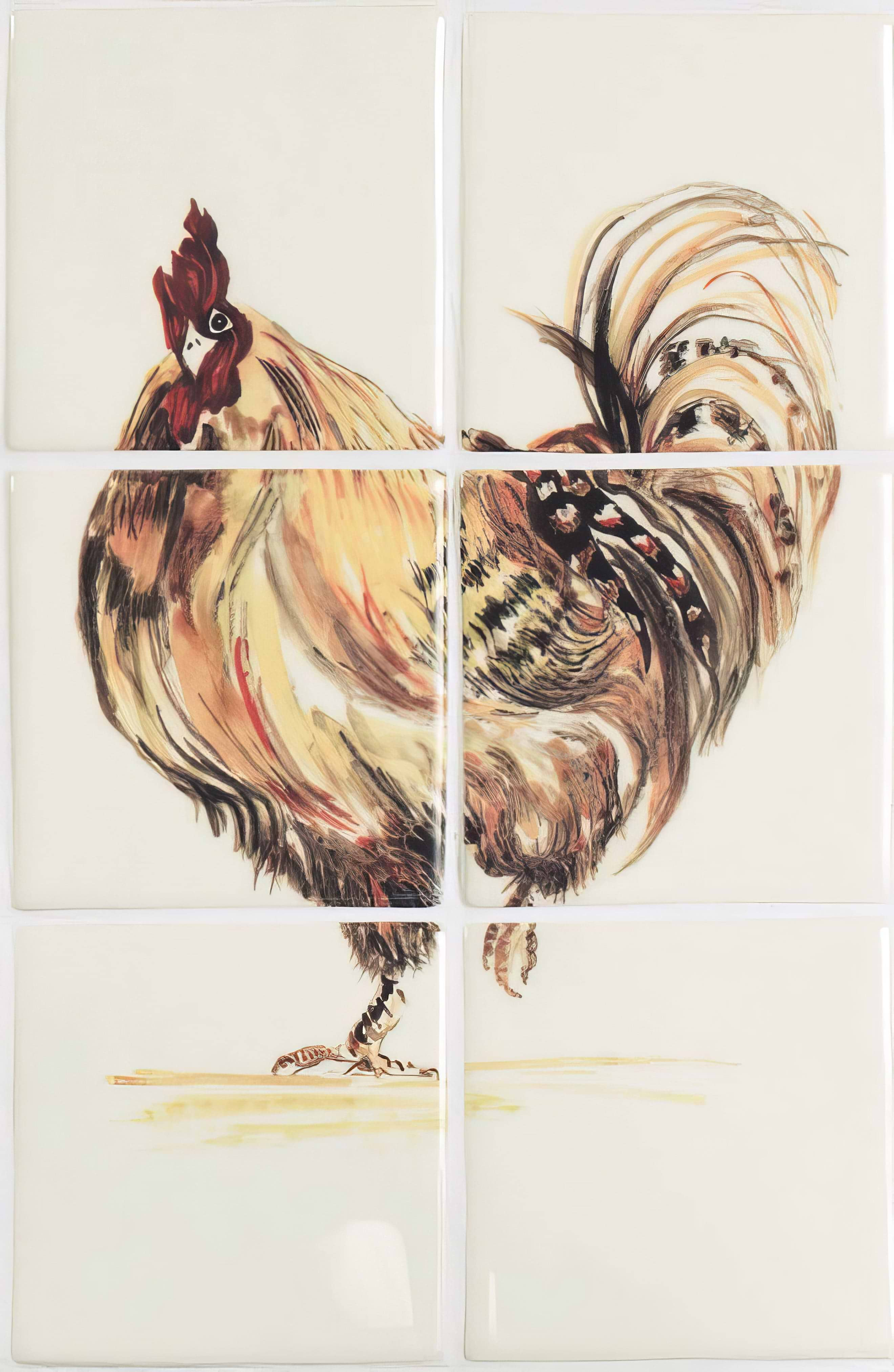 Dutch Chicken 6 tile set - Hyperion Tiles