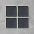 Ebony Black Square Tile - Hyperion Tiles