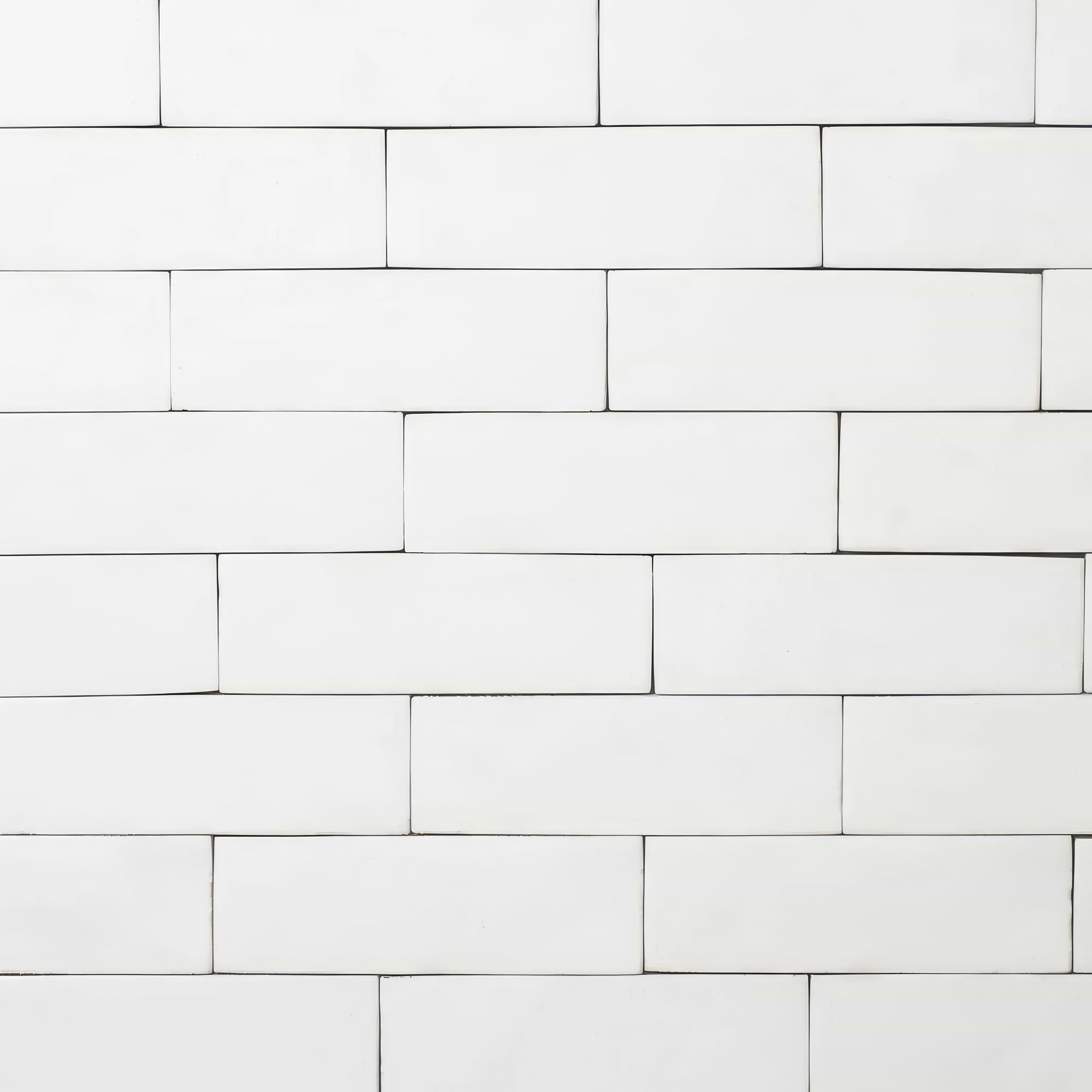 Porcelain White Bejmat Rectangle Tile | Hyperion Tiles