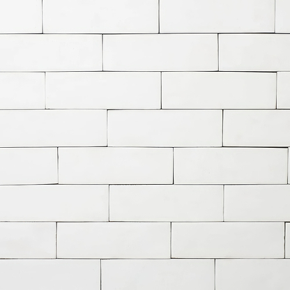 Porcelain White Bejmat Rectangle Tile | Hyperion Tiles