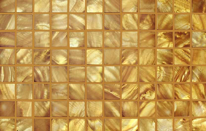 Emerald Gold 25mm Square - Hyperion Tiles