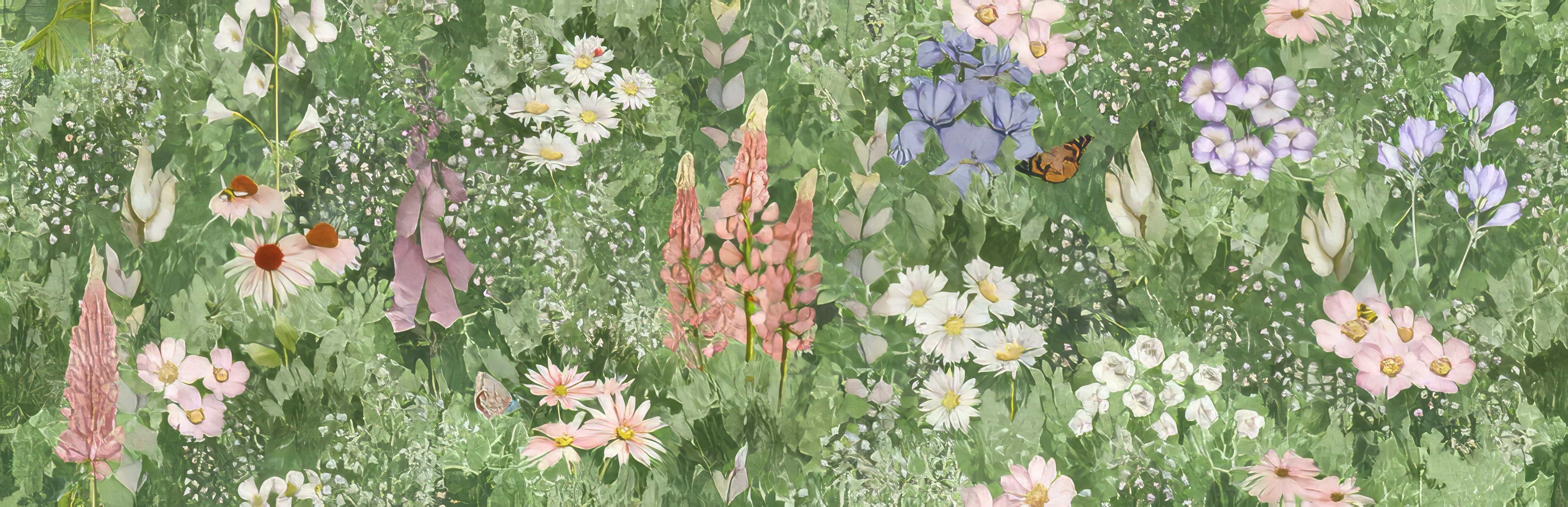 English Garden Floral Single Tile - Hyperion Tiles