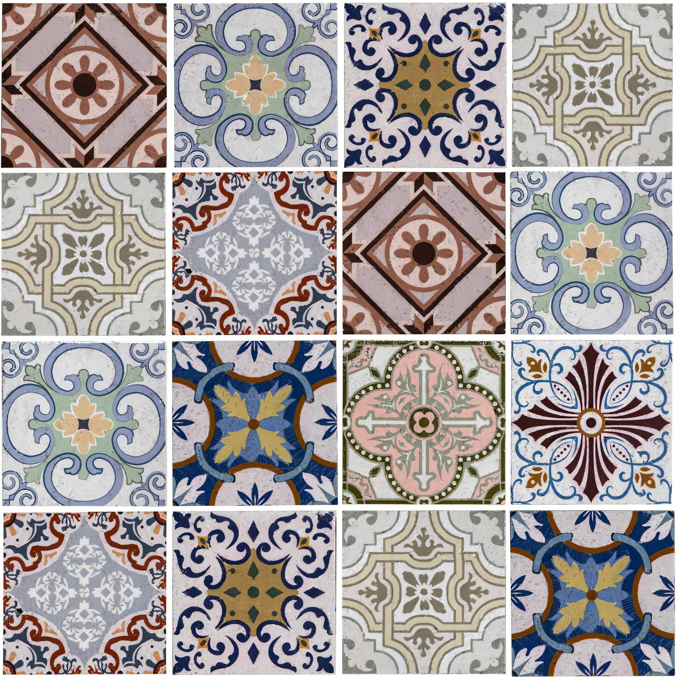 Fable Patterned Mosaic - Hyperion Tiles