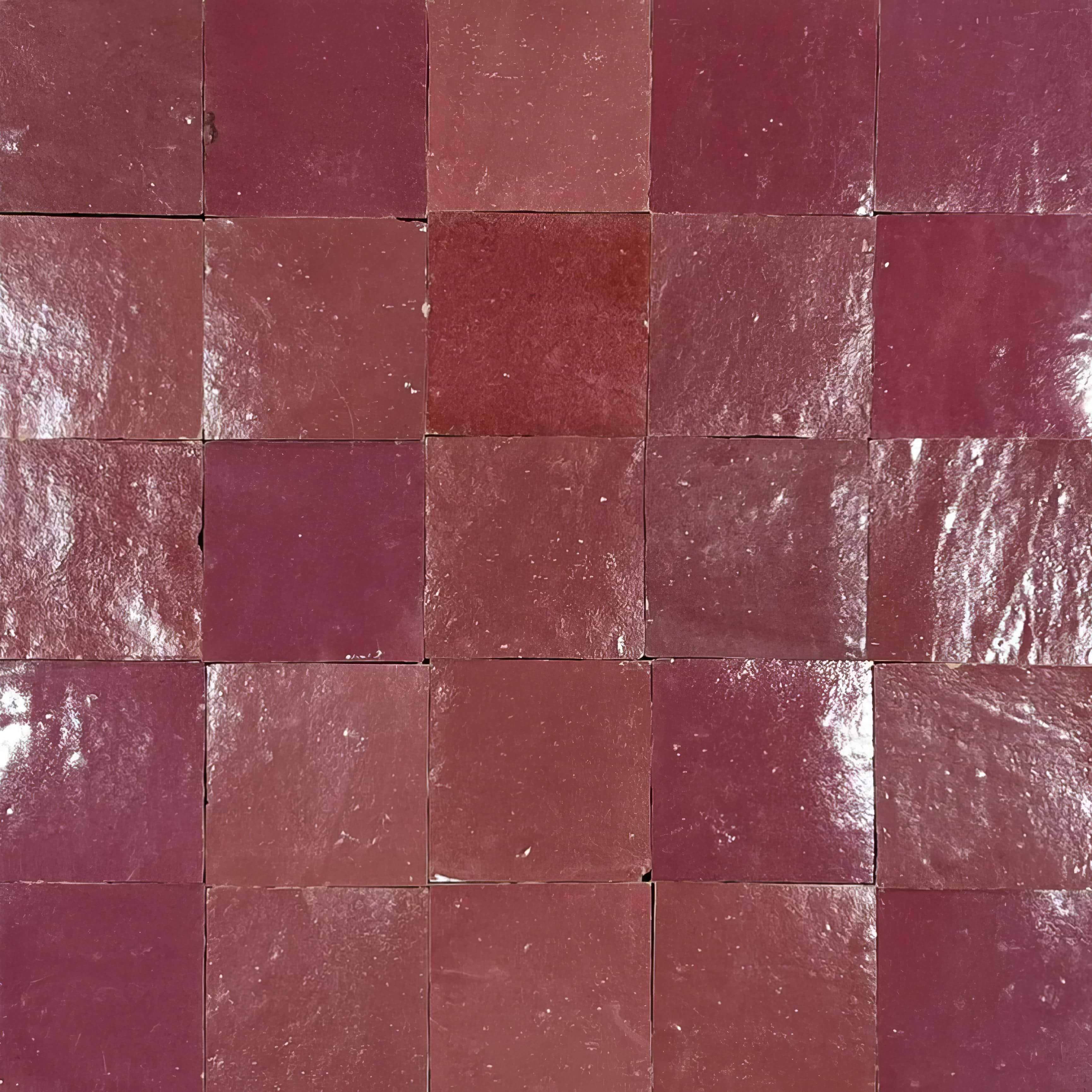 Fez Cherry Dark Zellige - Hyperion Tiles