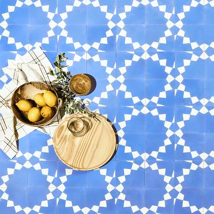 Formentera Azure Tile - Hyperion Tiles