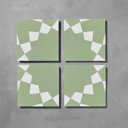 Formentera Pistachio Tile - Hyperion Tiles