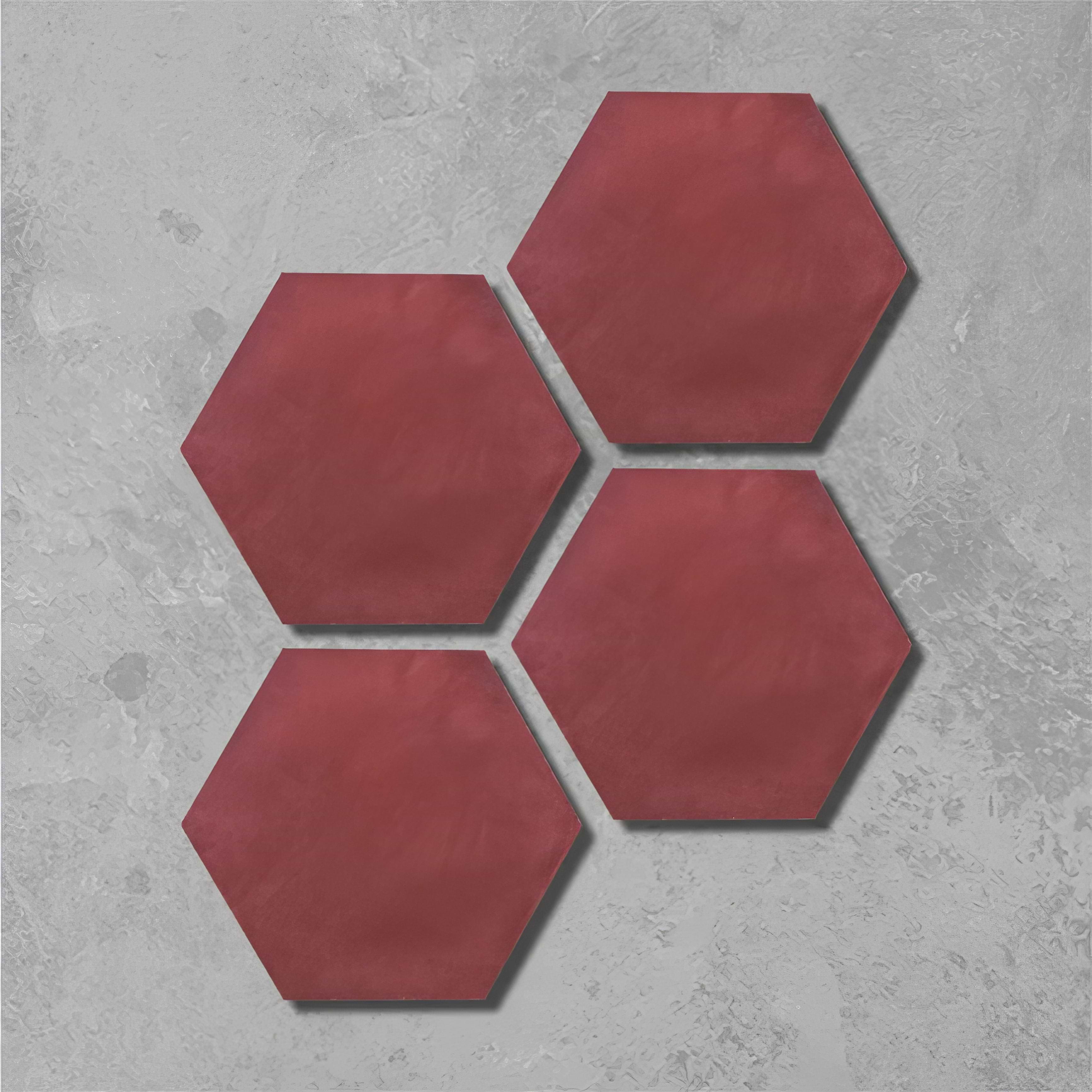 Garnet Hexagonal Tile - Hyperion Tiles