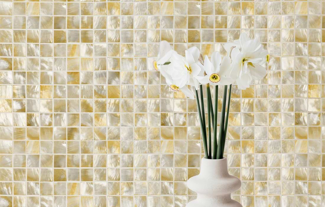 Golden Promise 25mm Square - Hyperion Tiles