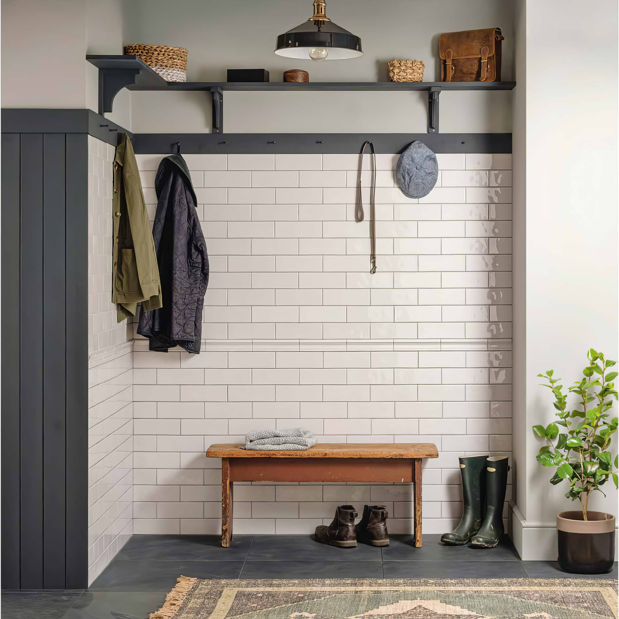 Graphite Black Natural Slate 600 x 600mm - Hyperion Tiles