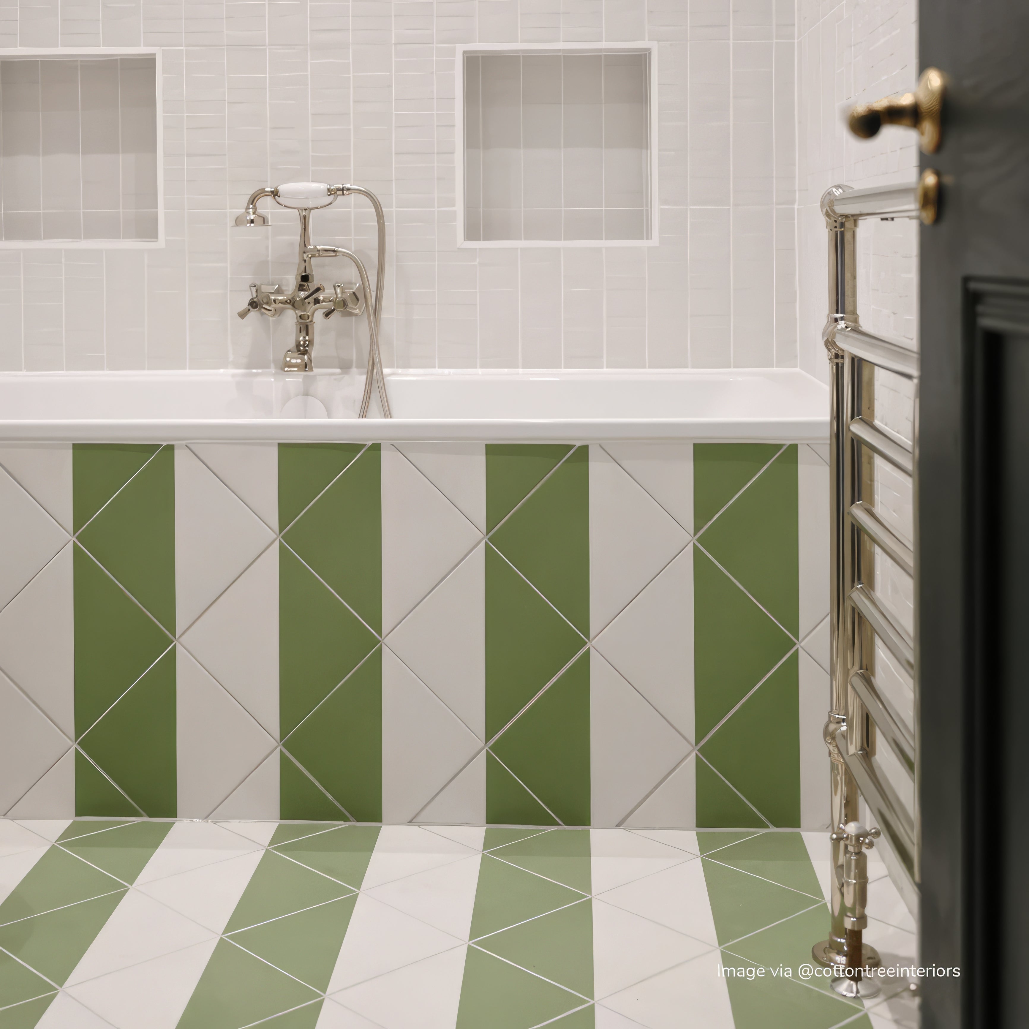 Green Alalpardo Porcelain Tile - Hyperion Tiles