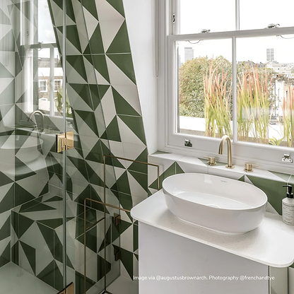 Green Alalpardo Porcelain Tile - Hyperion Tiles