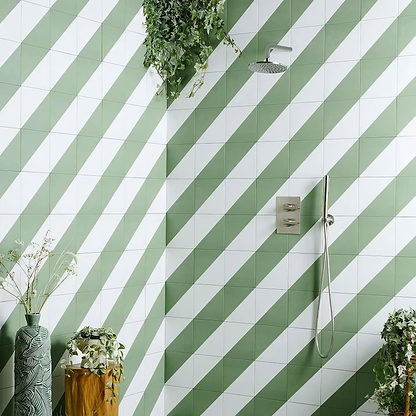 Green Alalpardo Porcelain Tile - Hyperion Tiles