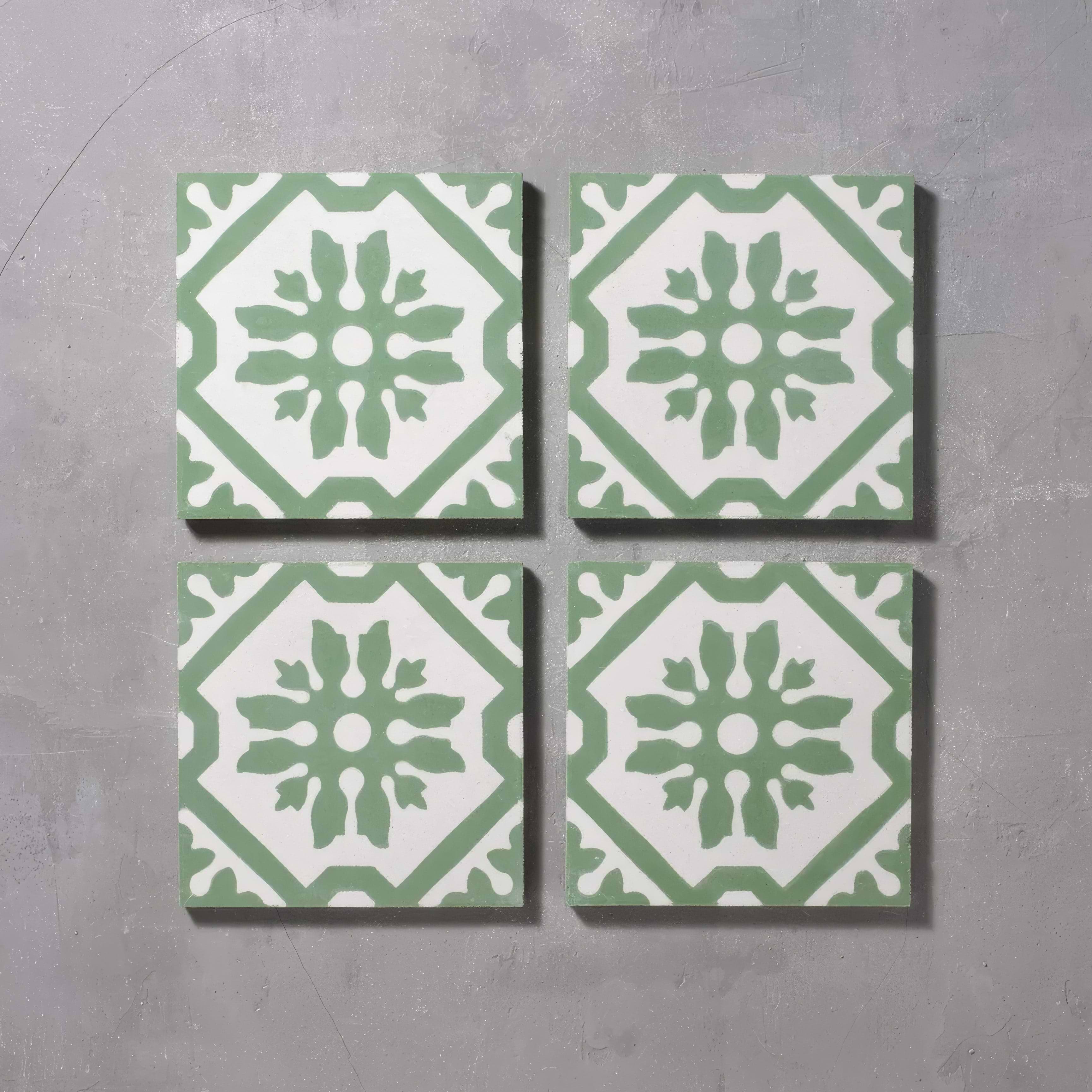 Green Basco Tile - Hyperion Tiles
