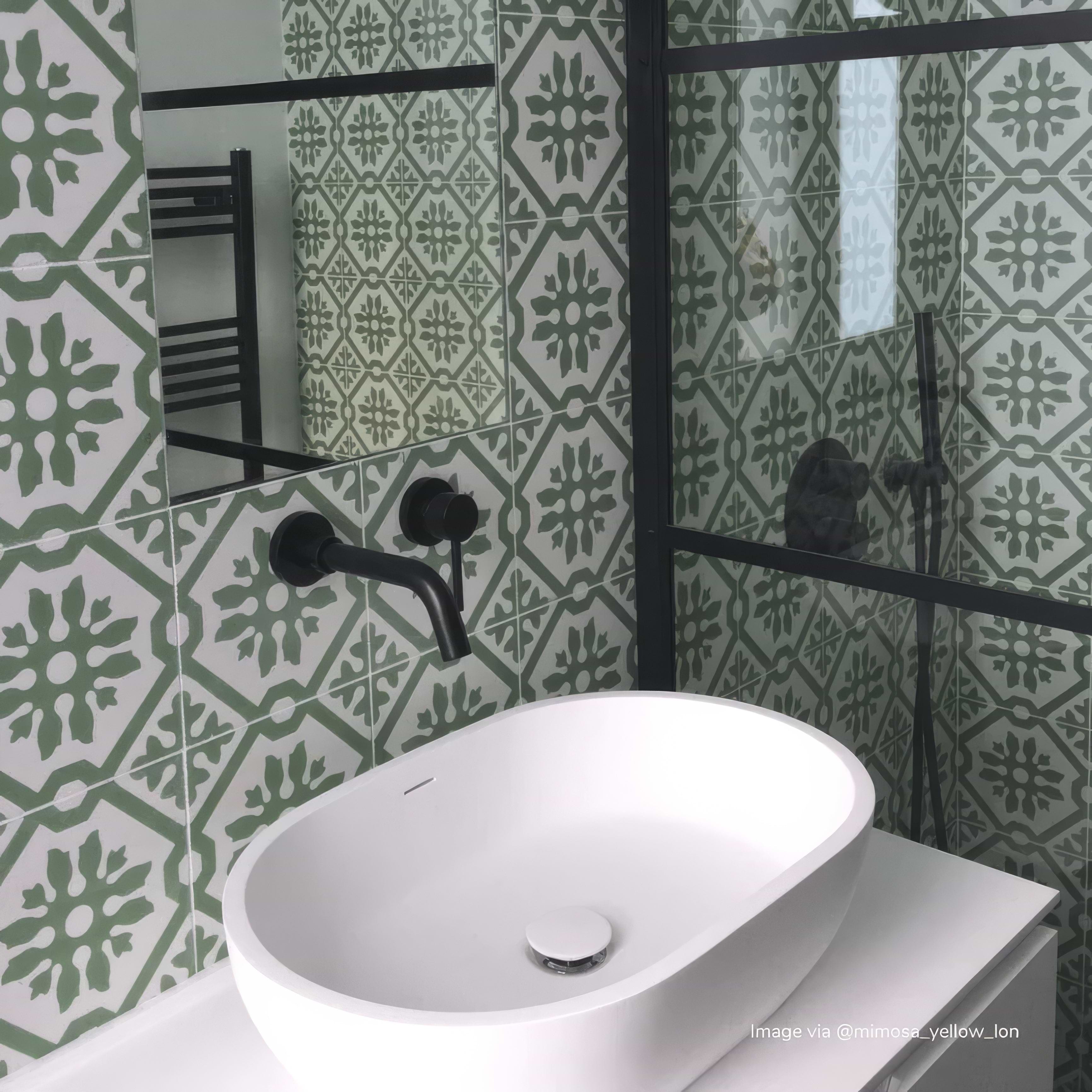 Green Basco Tile - Hyperion Tiles