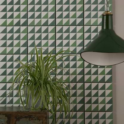 Green Majadas Tile - Hyperion Tiles