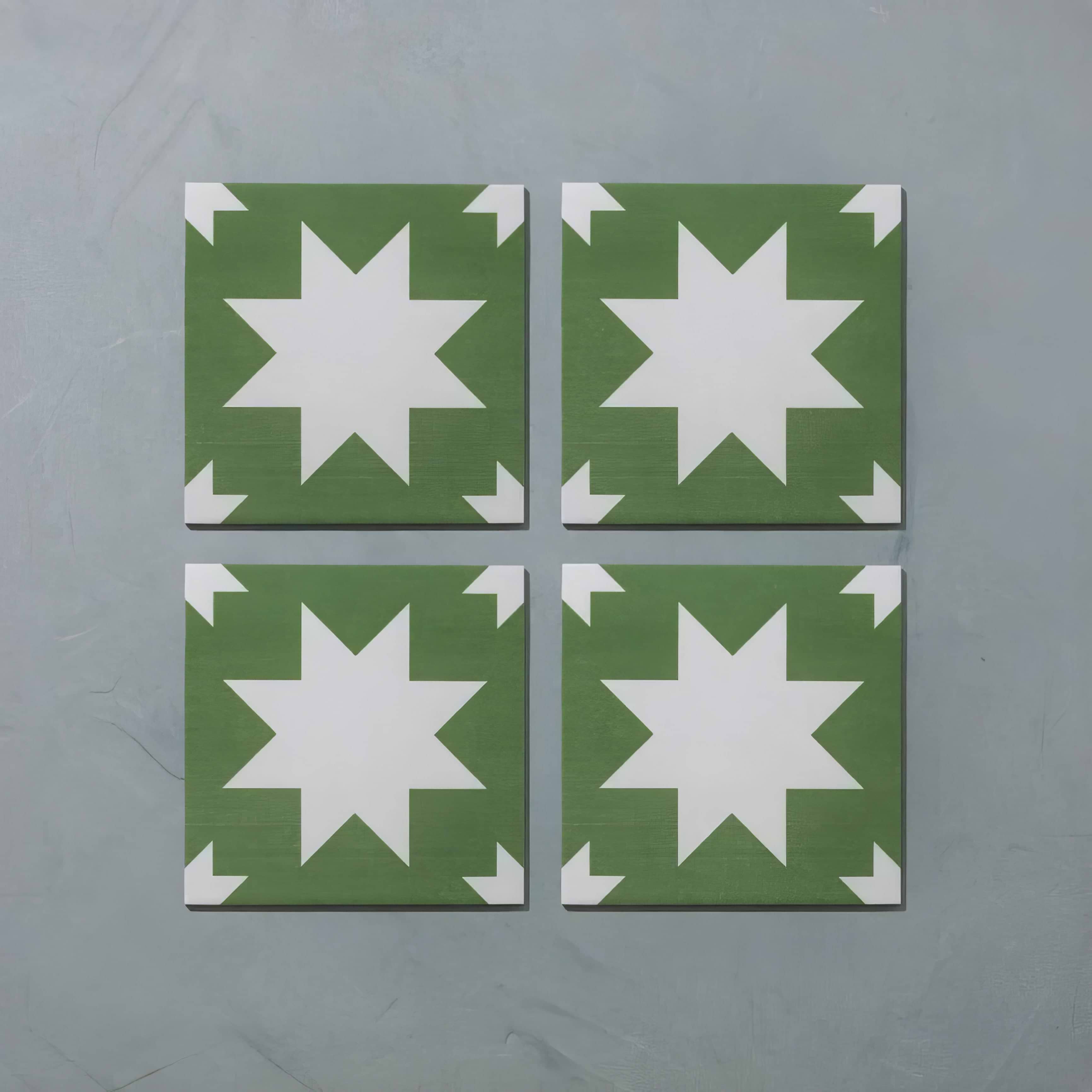 Green Pradena Porcelain Tile - Hyperion Tiles