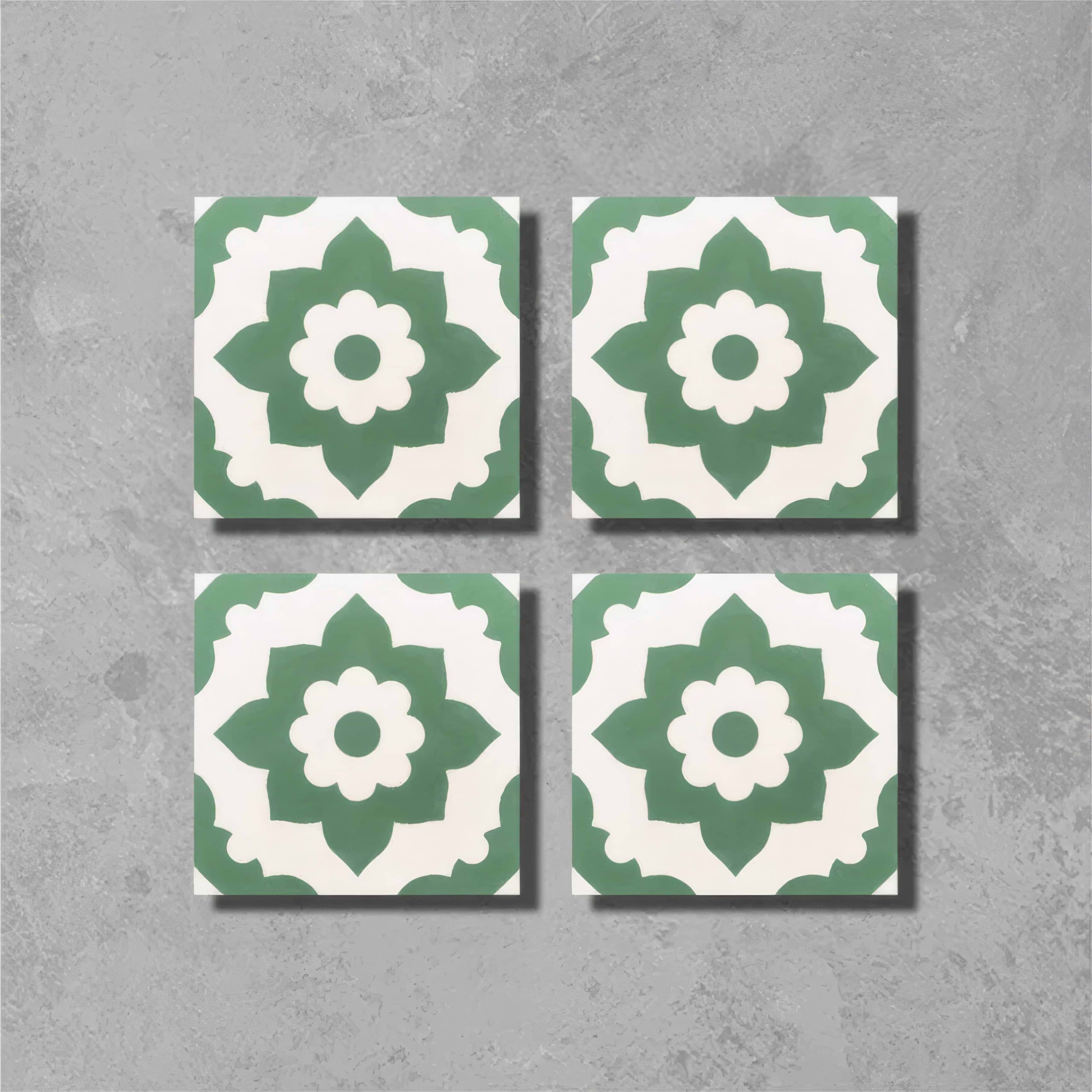 Green Santona Tile - Hyperion Tiles