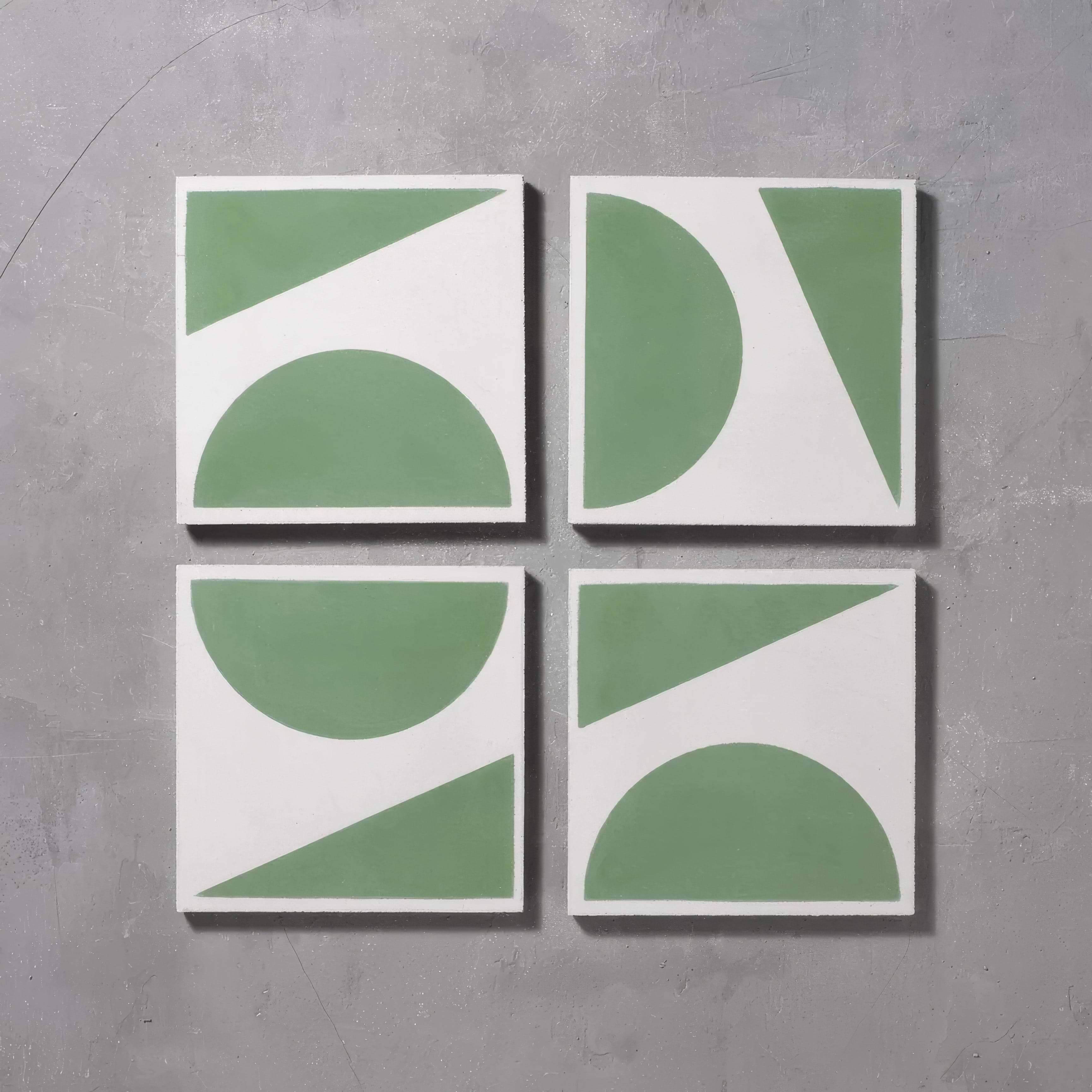 Green Split Shift Three - Hyperion Tiles