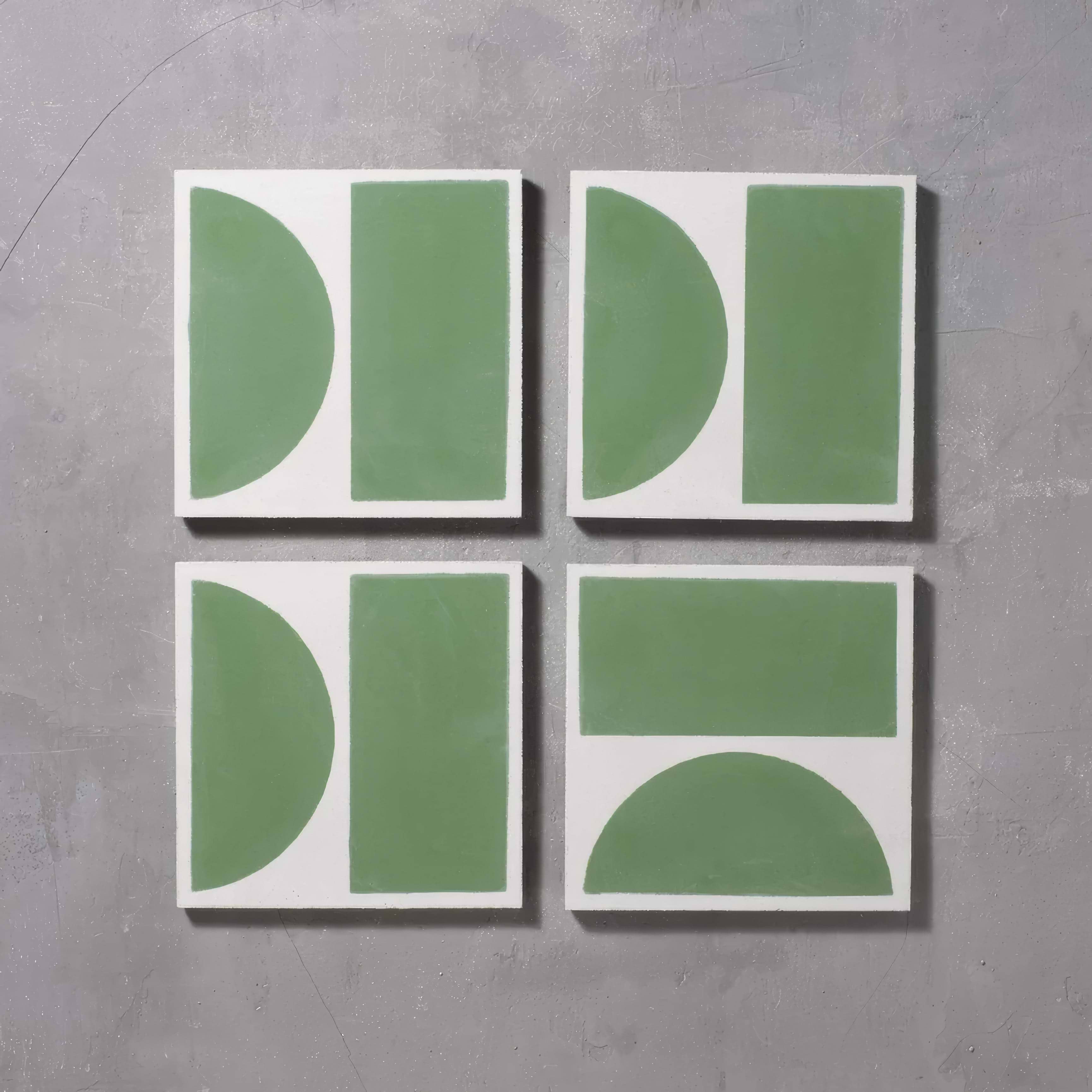 Green Split Shift Two - Hyperion Tiles