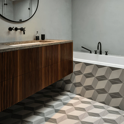 Grey Otura Tile - Hyperion Tiles