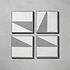 Grey Split Shift One - Hyperion Tiles