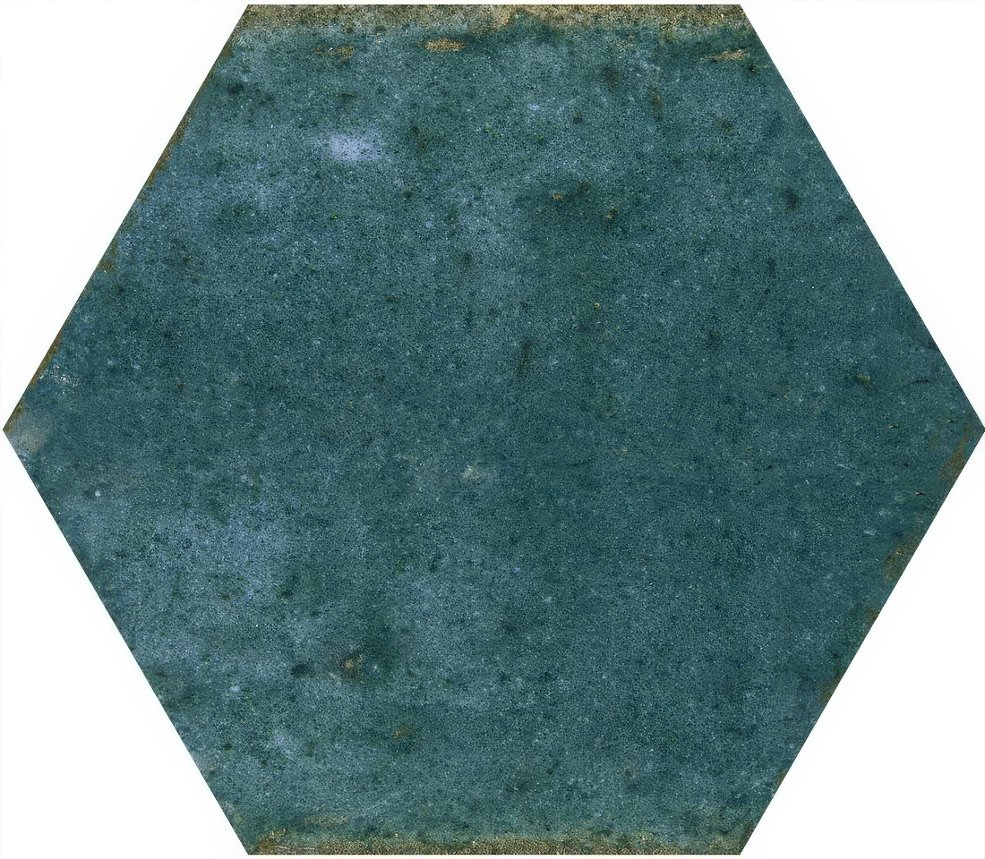 Hope Blue Hexagon Gloss Ceramic Wall - Hyperion Tiles
