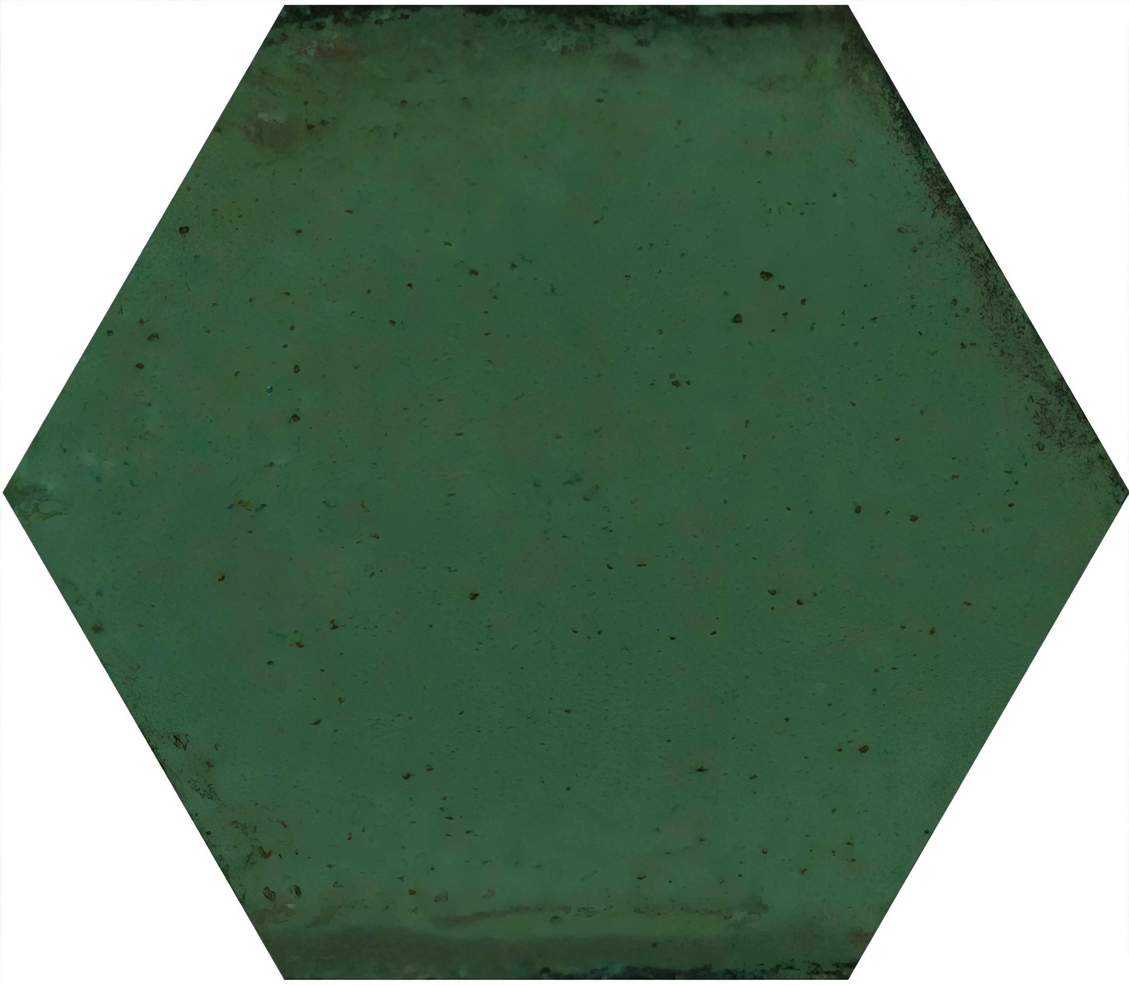 Hope Green Hexagon Gloss Ceramic Wall