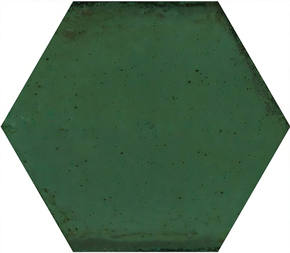 Hope Green Hexagon Gloss Ceramic Wall