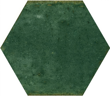 Hope Green Hexagon Gloss Ceramic Wall