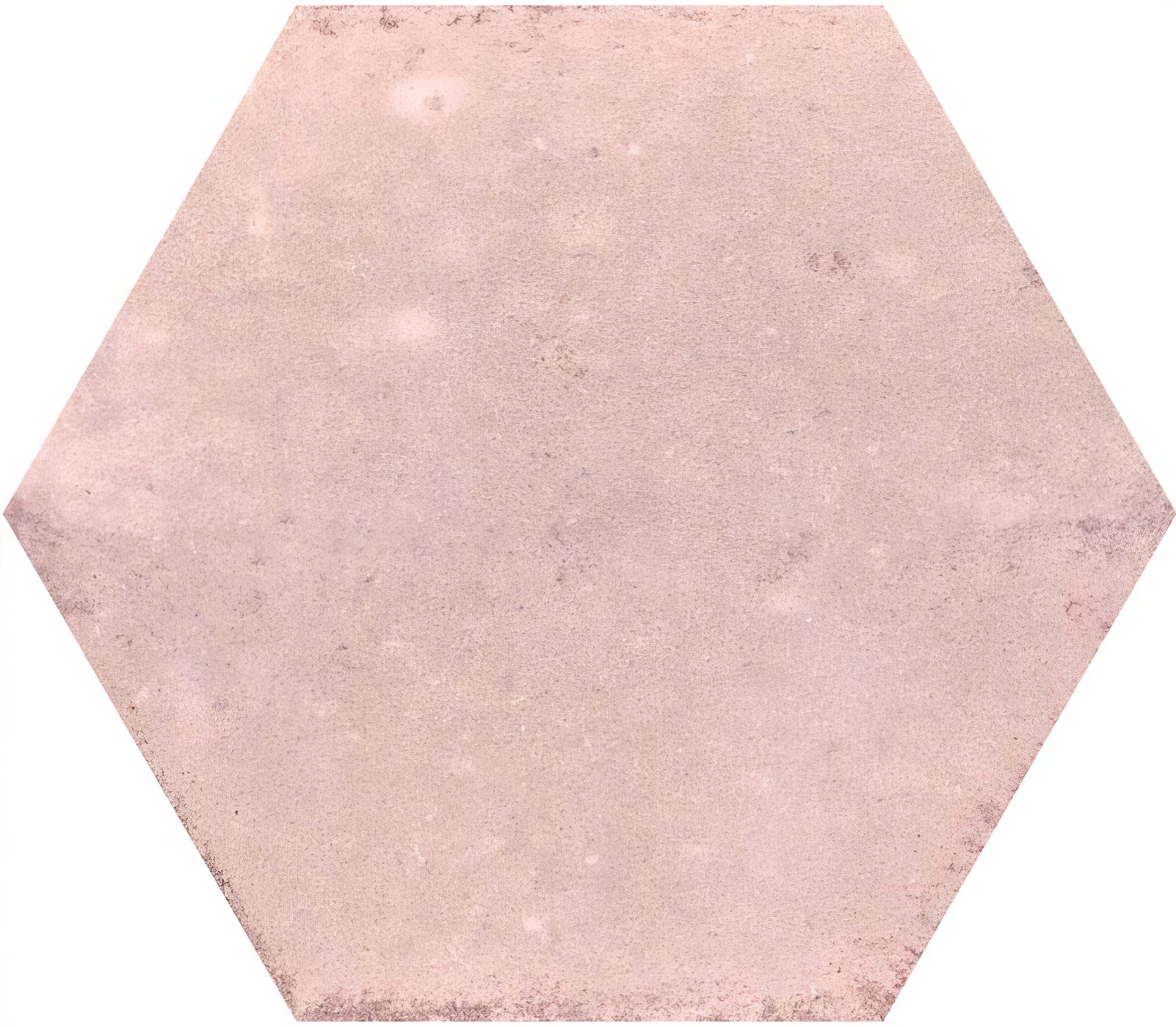 Hope Rose Hexagon Gloss Ceramic Wall