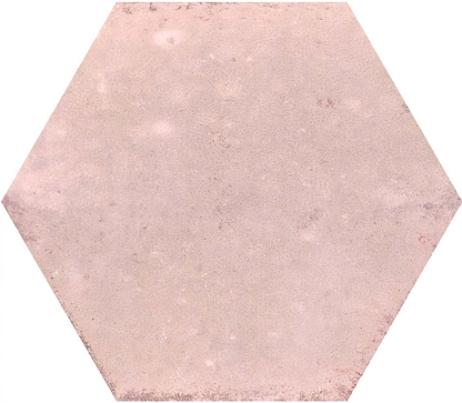 Hope Rose Hexagon Gloss Ceramic Wall